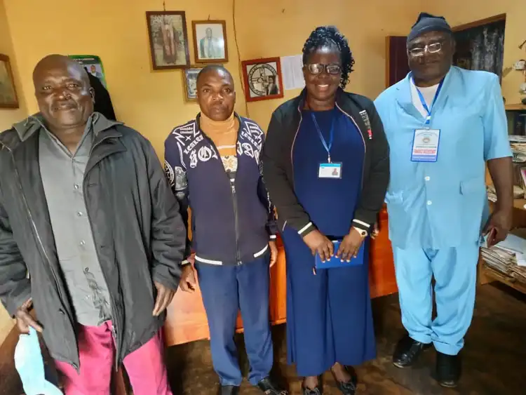 The ICC and Ndu zone with the PF meeting with the pastor of Presbyterian Church Ndu